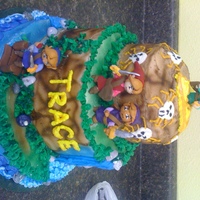 The Legend Of Zelda Four Swords My son loves the Legend of Zelda games. He really wanted a Four Swords cake. I didn't know what to do with the theme so I did research...