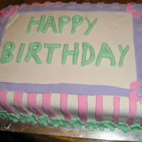 My First Fondant Cake my birthday cake! :) my birthday is this saturday and i didn't trust my mother... so i made my cake! first time working with real...