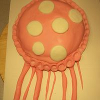 Pink_Strawberry_Jellyfish_Cake.jpg My grandson asked me to make him a Strawberry Jellyfish Cake.I think he was thinking about sponge Bob's pet