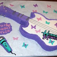 Hannah Montana 7Th B-Day This cake was done for my niece as a surprise. She is a total Hannah fan and her mom took the cake to her school and surprised her in class...
