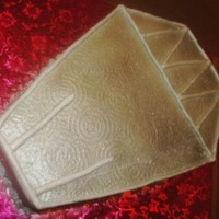 Diamond 10x15 cut out, BC icing, Silver Airbrush. TFL