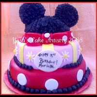 Mickey Mouse This wasn't my design but what a mother requested.