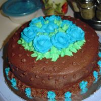 Chocolate Fudge Bc Cake This was my final cake for course 1. I made the class buttercream frosting but with cocoa in it. I think that frosting is delicious, and my...