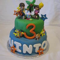 Dora And Diego Birthday Cake Dora and Diego Birthday Cake!