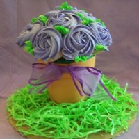 Purple Cupcake Bouquet 