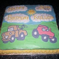 Towmater And Tractor In Field 