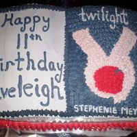 Twilight Book Cake 