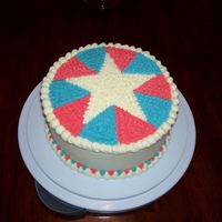 Fourth Of July Cake I attemted to copy a cake I saw on here before. I don't remember whose it was. but I wasn't very successful with the coloring. I...