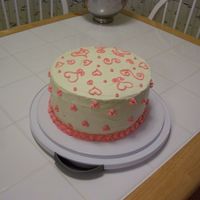 Valentines_Cake.jpg My fourth attempt. I'm getting good eh? This is a red velvet cake with buttercream frosting.