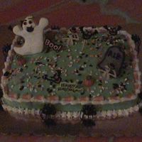 Happy Halloween My first Halloween cake.