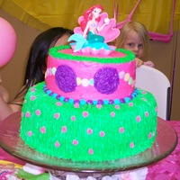 Luau/mermaid Cake For my daughters 5th b-day she wanted a luau party with a mermaid cake and this is what I came up with. I make cakes just for fun and this...