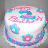 First Cake I Ever Made! This is the first cake I ever made. I learned everything done on this cake (including the mm fondant) from this site. Made in Feb.2008.