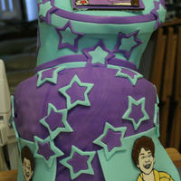 Wizard Of Waverly Place My 1st Topsy Turvey cake.