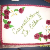 E Grad Cake my neices graduation cake,,,our first doctor..lol