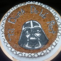 Darth Do We Part! Groom's cookie cake!