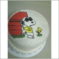 Joe Cool This was a birthday cake for my father. He loves Joe Cool! I made this using the frozen transfer method, but it was cream cheese icing. The...