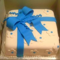 Blue Bow This is my cake from Wilton 3. The bow got a little dried out, but I'm pleased with the end result. Thanks for looking!
