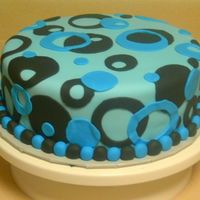 Circle Cake Walk Cake This was just a fun cake for a cake walk at my children's school.