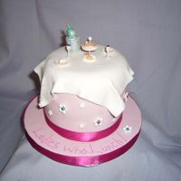 Ladies Who Lunch! I made this cake for my Mums retirement, she has lots of friends and will be making time to pamper herself with lots of girly lunches!The...