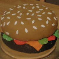 Cheese Burger Cake 