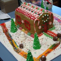 Gingerbread Cake House 