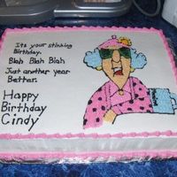 Cindy.jpg This is a cake I done for a good friend of mine. Yellow cake and all BC icing.