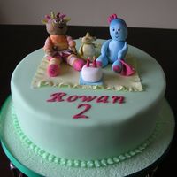 In The Night Garden A cake for my Godson yesterday.