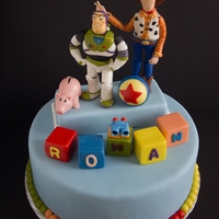 Toy Story Cake Disney's Toy Story Cake.Gumpaste figure modeling.