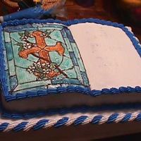 God Bless You for a young minsters at church, this cake is not done yet, I did not get a chance to take another picture after I wrote God Bless you John...