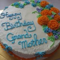 Roses Cake This is my friend's grandma's cake that I made.