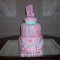 1St Birthday Cake I made this for my daughter who loves pets!