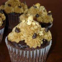 Peanut Butter And Chocolate Cupcake 