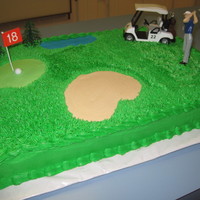 Golf Groom's cake