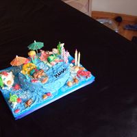 Sponge Bob Chocolate cake with caramel filling. Thanks for watch