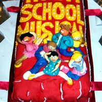 High School Musical This is a High School Musical Birthday Cake for a joint birthday of little girls (half vanilla and half chocolate, of course!) Enjoy!