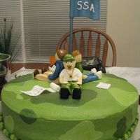 Camoflauge Cake My husband's work held a "bootcamp" for superintendents of various counties. His boss would wear is "fatigues" to...