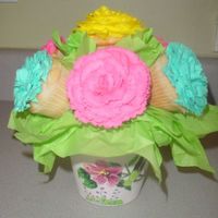 Mother's Day Cupcake Bouquet I am creating these Mother's Day Cupcake Bouquets for delivery this Friday and Saturday.