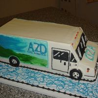 Azure Dynamics Truck Cake I took a new job and am bringing in this cake. It's a replica (or best that I could do) of one of the vehicles they do (they make...