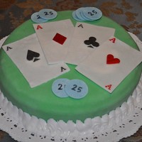 Poker Cake 
