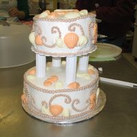 Seashell Cake This was the cake I made in my last cake class. The shapes are made from chocolate molds.