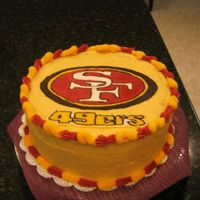 49Ers Strawberry Cake 