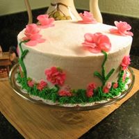 He Wont Stop Asking For A Cake. I made this vanilla cake with strawberry filling and buttercream icing for my husband.