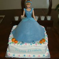 Cinderella Cake This is my first cake it took my some time but I never thought it was going to come out this good.