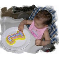 Her #1 Cake As I said before, I always wait until the last minute to do something. I've never had a class and it shows but I had a great time...