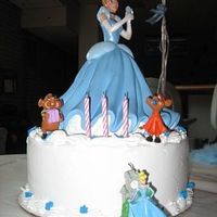 Cinderella Ice Cream Cake We were in the process of moving back from Germany around my daughter's 3rd b-day & living in a hotel. I had no means to bake a...