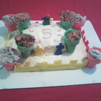 Castle Cake For 5Th Birthday I made this cake for my daughter's 5th birthday. I took some ideas off here and then added a few of my own, like doing the color of...