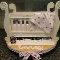 Crib For Baby My first crib cake! I love how we learn so much with our firsts! Always looking to improve right? Fondant covered. TFL