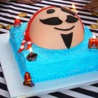 Pirate Cake This was for my son's 4th bday.