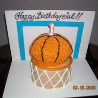 Basketball Cake I made this cake for a boy turning 15.