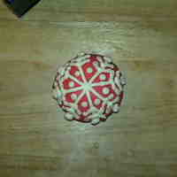 Red Snowflake Ornament Cupcake This was my first attempt at the ornament cupcakes. This one is Triple Chocolate cake, cupcake bottom - mini ball top, filled with...